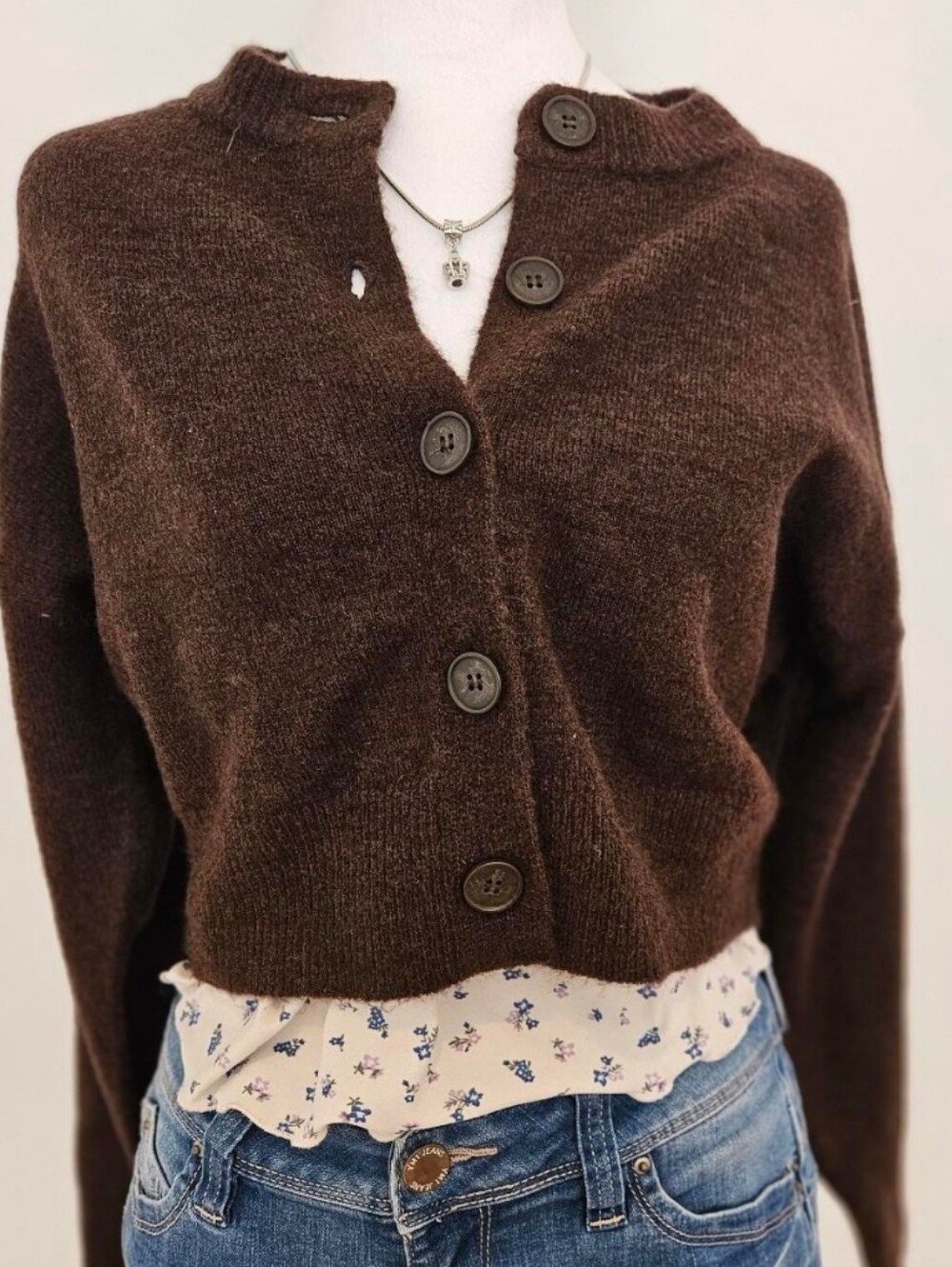 Garage Brown Cardigan